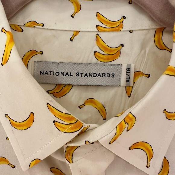 NATIONAL STANDARDS short sleeve dress shirt XL - Picture 2 of 2